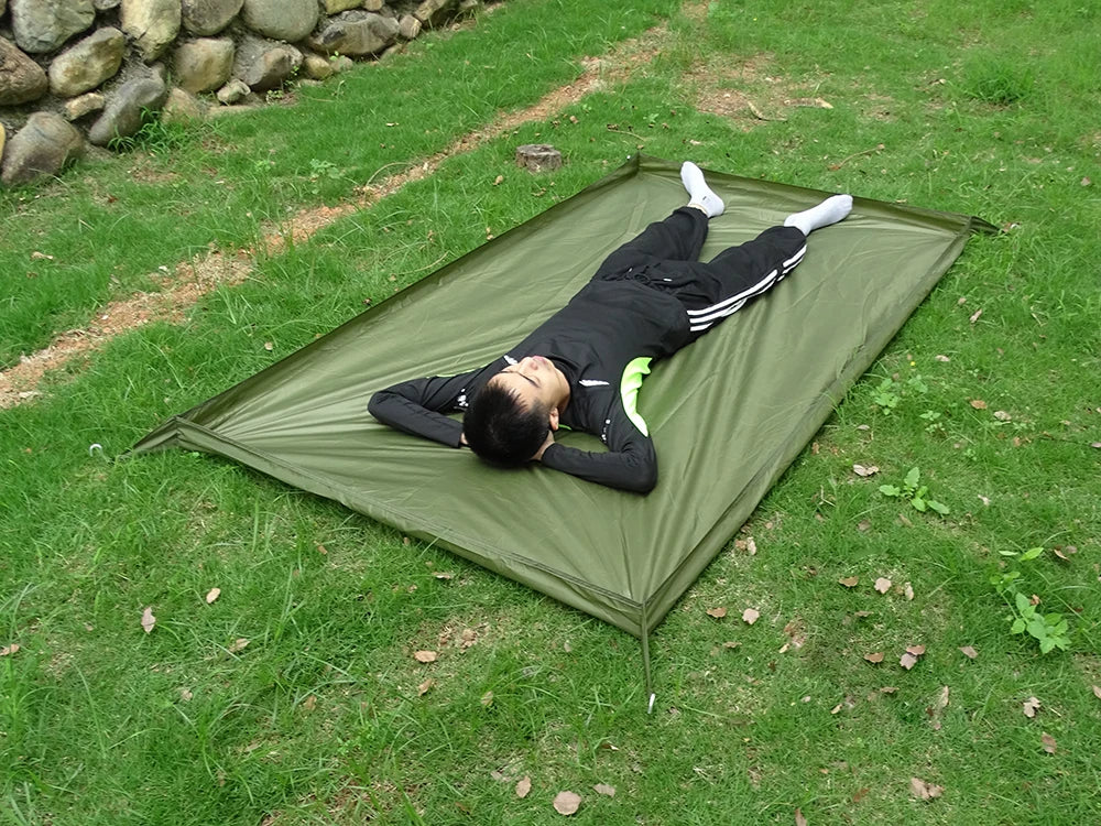 Ultralight Tent Footprint Bathtub 3D Picnic Mat Outdoor Camping Waterproof Ground Sheet 2.1x1.2