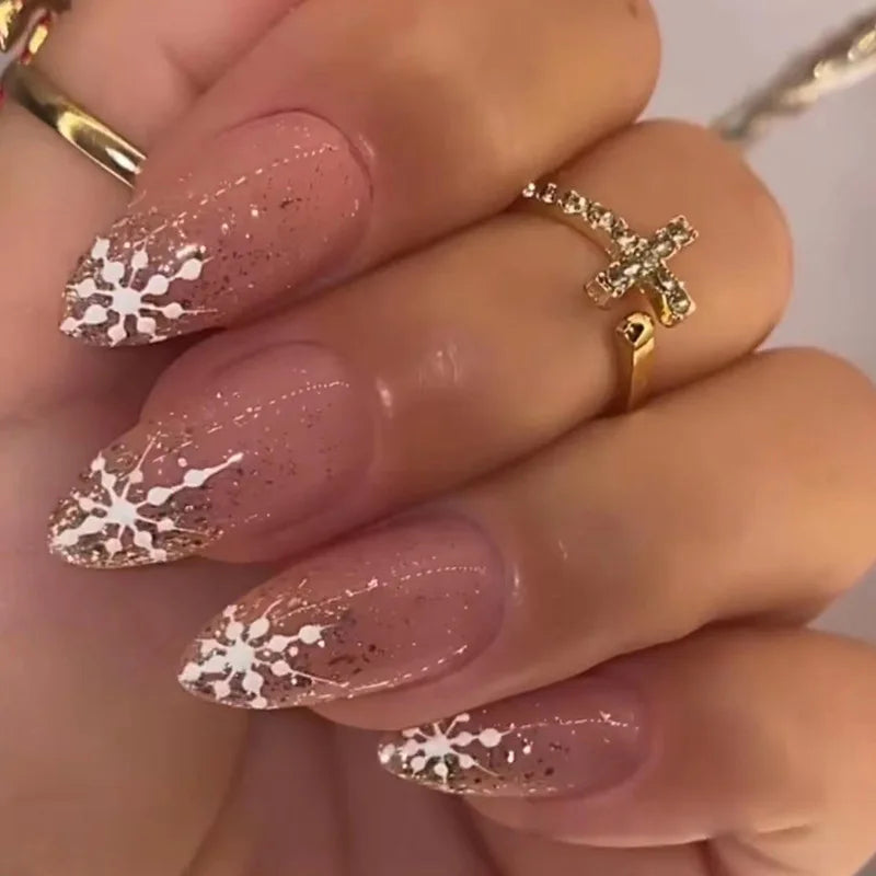 Glamorous Black Almond Stiletto Nails-33