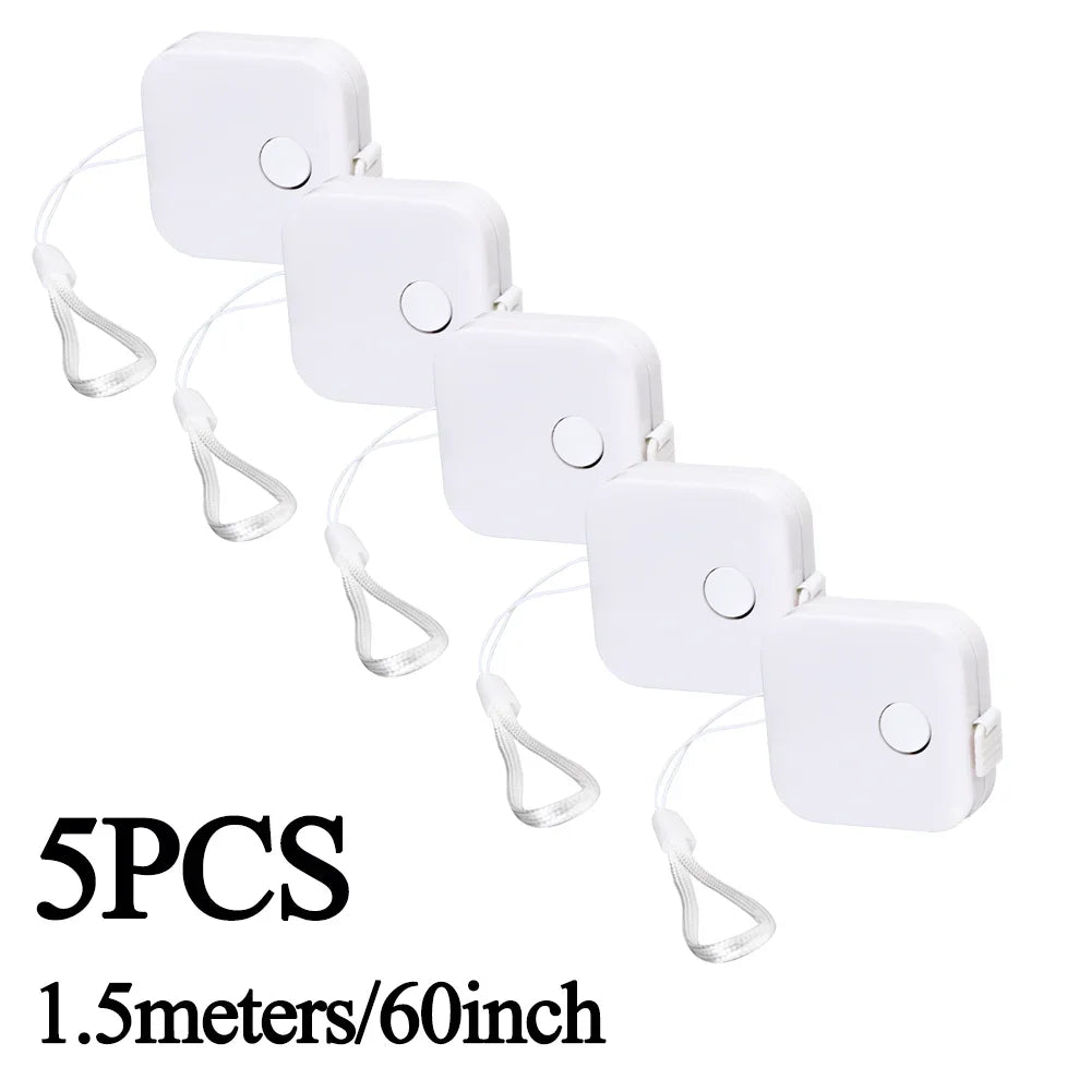 Double Scale Ruler Plastic Roll Tape Mini Tape Measure Accurate Measurement for Weight Loss Body Measurement Sewing Tailor Craft