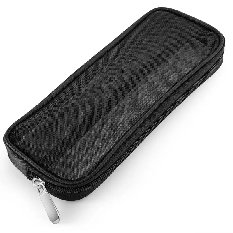 Makeup Brush Travel Bag Portable and Simple Makeup Storage Bag Mesh Design Large Capacity Storage Pen Bag