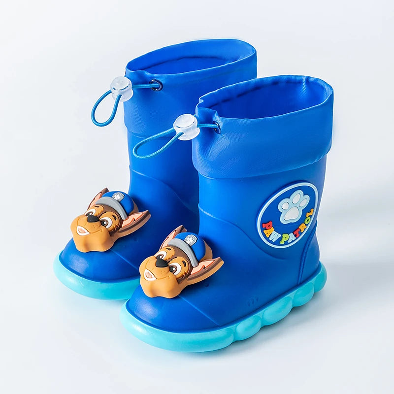 PAW Patrol Children Rain Boots Baby Boys Girl EVA Non-slip Outdoor Cartoon Dogs RainFashion Toddler Kids Outdoor Waterproo boots