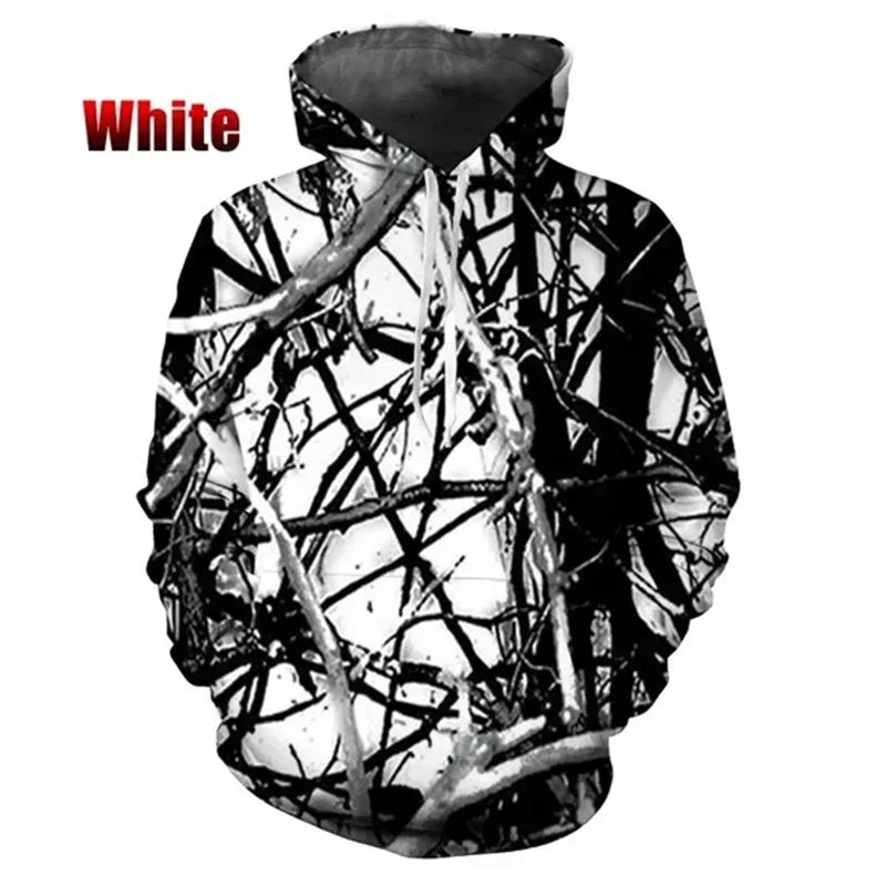 Deer Huntering Camouflage Hoodie Men Autumn 3D Printed Natural Camo Hoodies  Harajuku Fashion Womens Clothing y2k Pullover Hoody