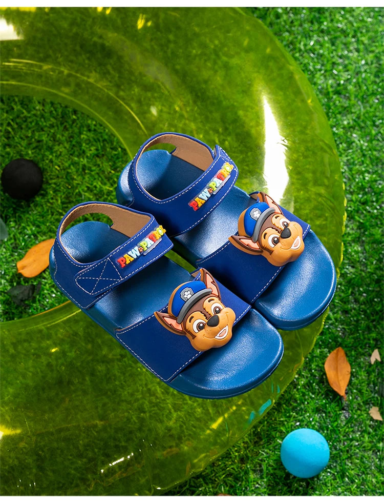 PAW PATROL genuine boys and girls sandals summer new children's beach shoes non-slip soft sole light sandals