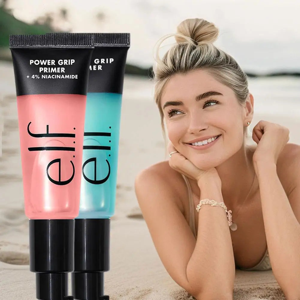 Power Grip Primer Gel Hyaluronic & 4% Niacinamide Brightening Acid Hydrating Long-lasting Wear Face Contour Makeup Cosmetic