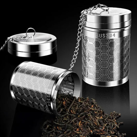 Tea Infuser | Extra Fine Mesh Stainless Steel Tea Strainer with Chain Hook for Loose Leaf Tea-0