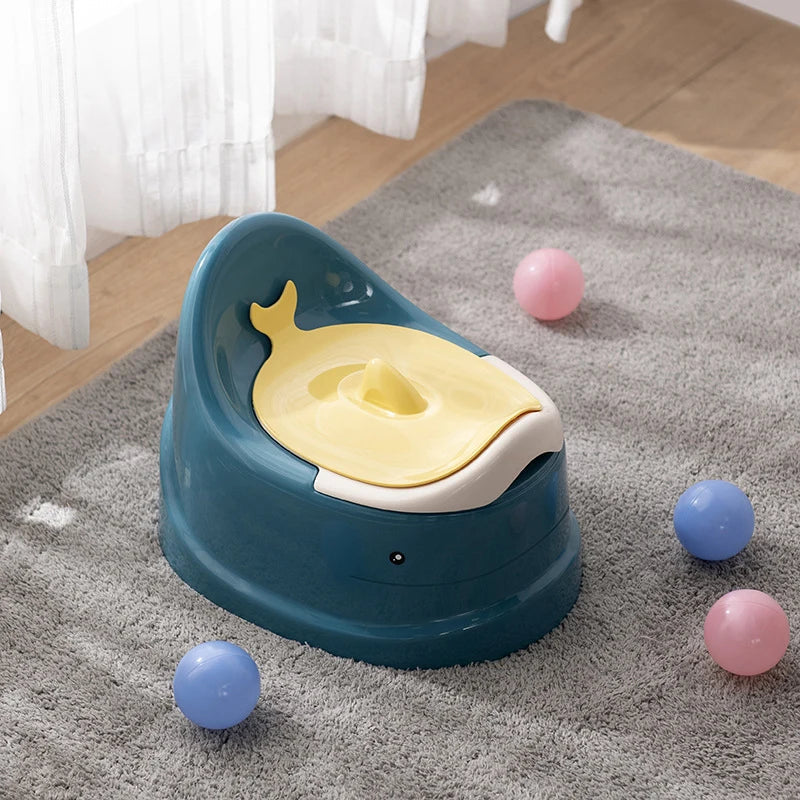 Non-slip Whale Potty with Lid-2