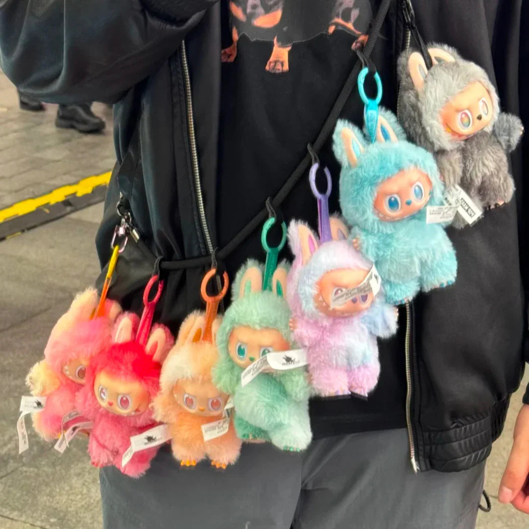 Cute Libobo V3 Monster Vinyl Doll Keychain-3