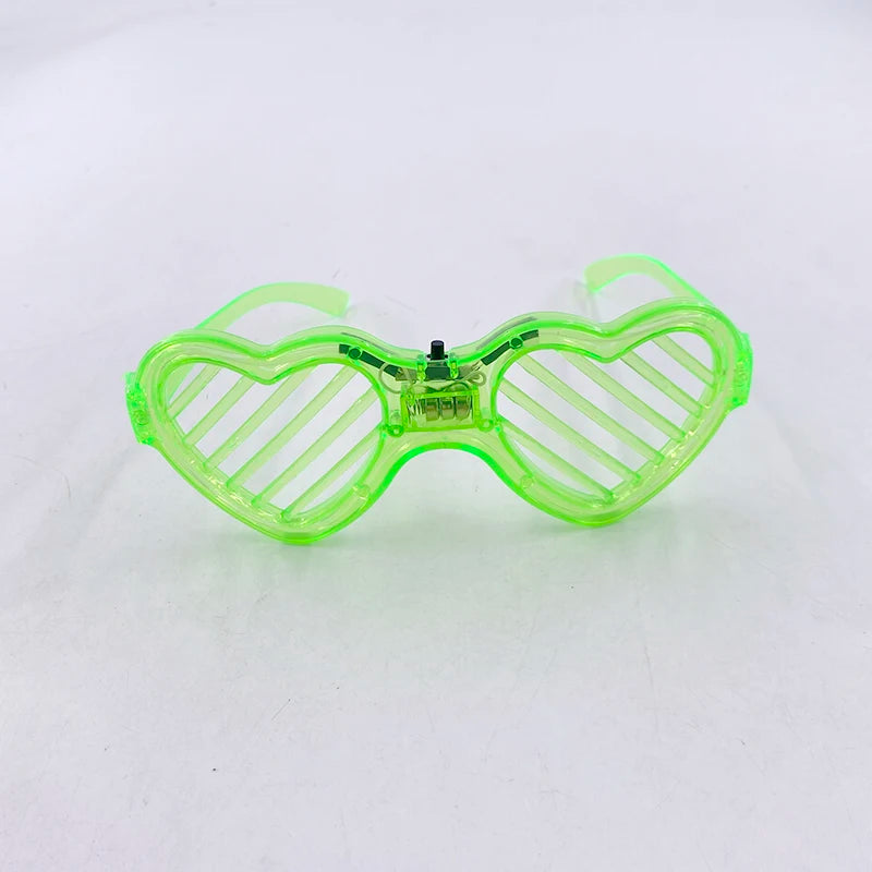 LED Just Married Glasses Wedding Bride To Be Surprise Gift Couple Glasses Souvenirs Glowing Heart Glasses Married Sunglasses