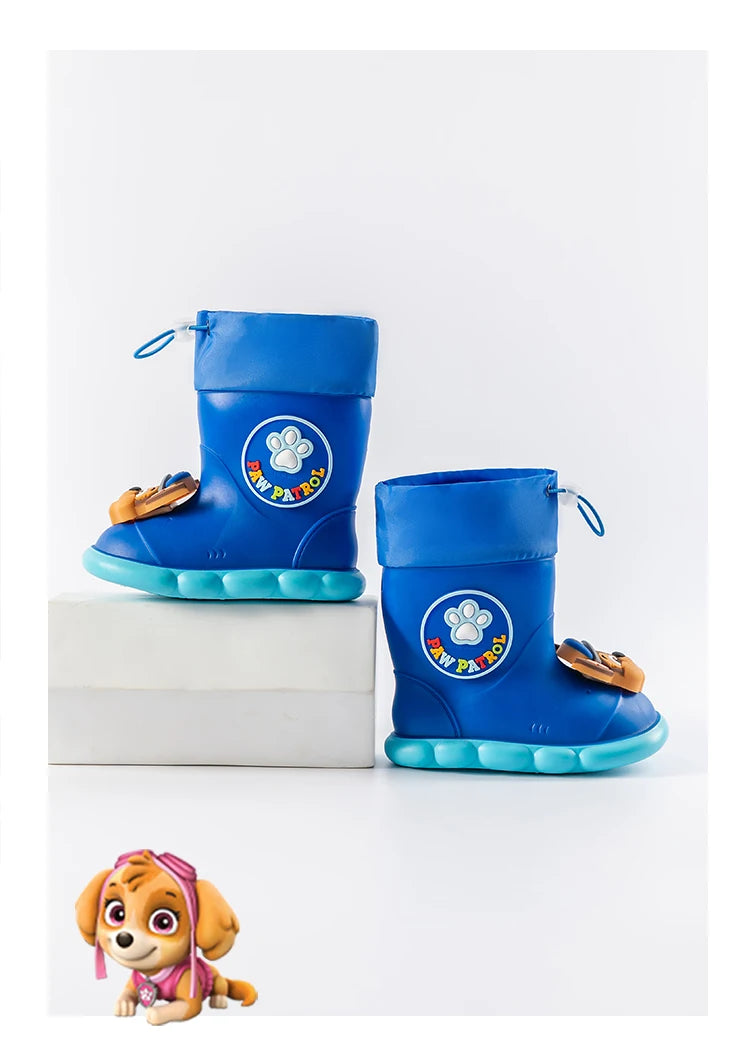 PAW Patrol Children Rain Boots Baby Boys Girl EVA Non-slip Outdoor Cartoon Dogs RainFashion Toddler Kids Outdoor Waterproo boots