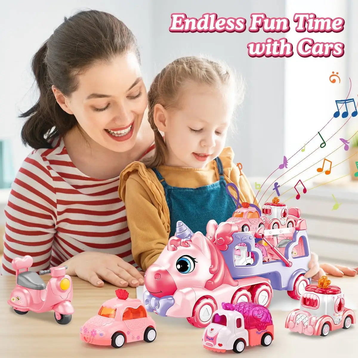 5 in 1 Carrier Truck Car Toys-3