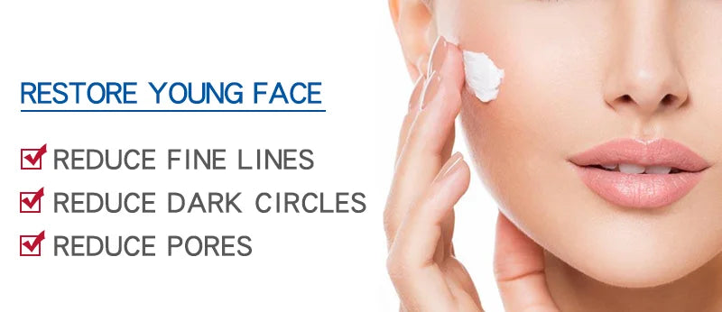 LIYALAN 60 Seconds Instant Lift Face Eye Cream Smooth Wrinkles Fine Lines Skin Firming Lighten Dark Circles Eye Bag Under Cream