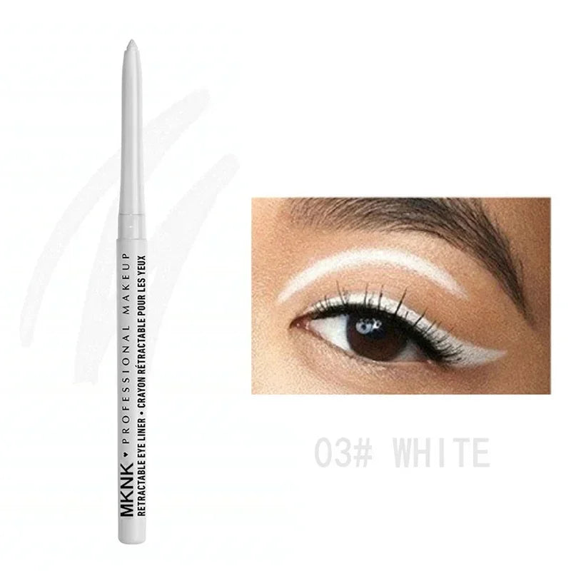 Black Waterproof Eyeliner Pencil Smooth Matte Eye Liner Smudge-proof Liquid Eyeliner Pen Lasting &beginner-friendly Eye Makeup