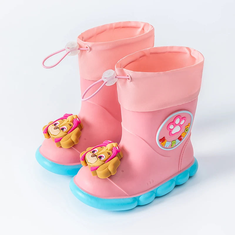 PAW Patrol Children Rain Boots Baby Boys Girl EVA Non-slip Outdoor Cartoon Dogs RainFashion Toddler Kids Outdoor Waterproo boots