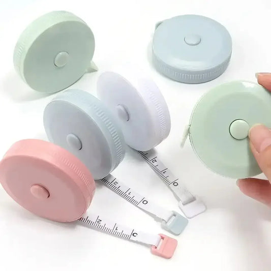 Double Scale Ruler Plastic Roll Tape Mini Tape Measure Accurate Measurement for Weight Loss Body Measurement Sewing Tailor Craft