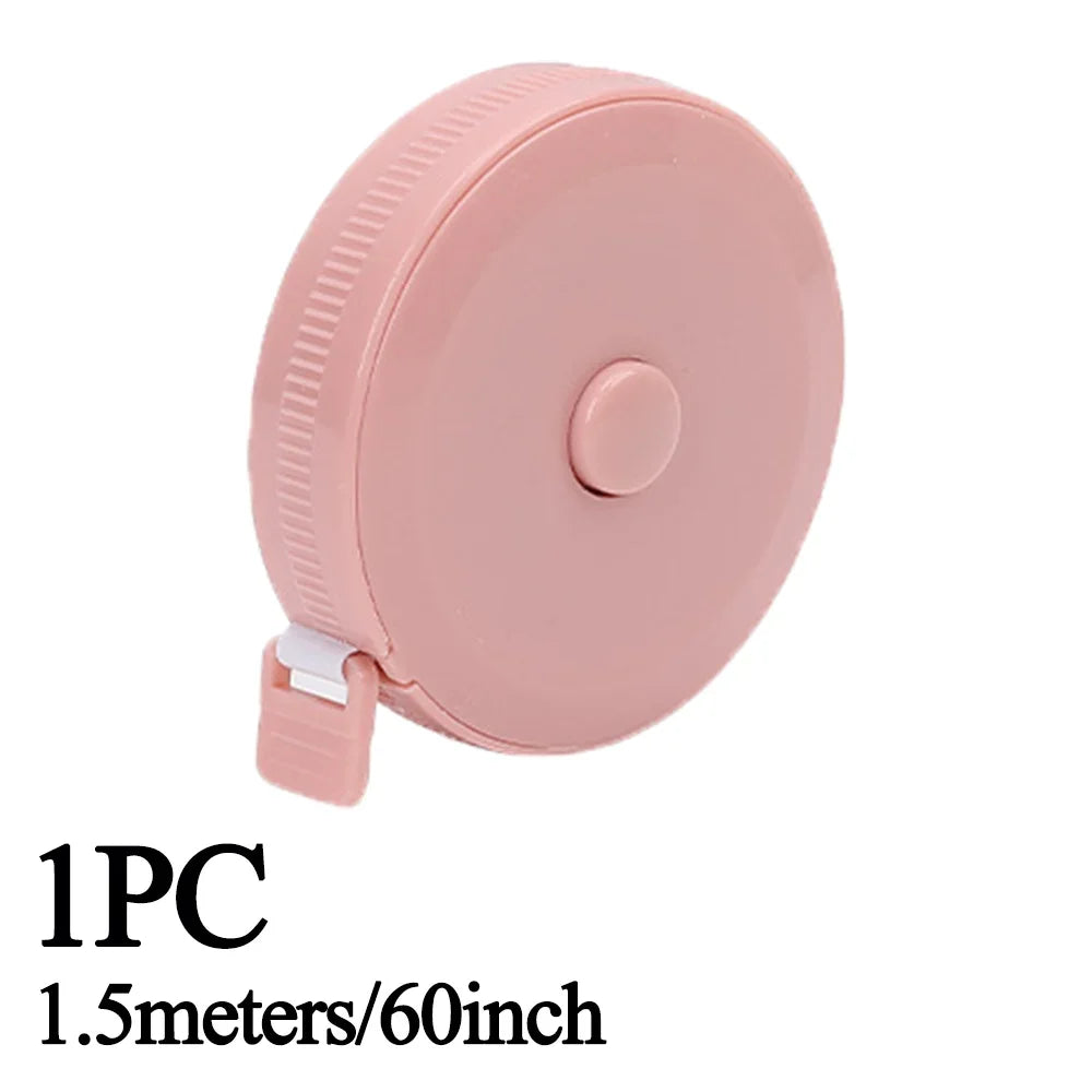 Double Scale Ruler Plastic Roll Tape Mini Tape Measure Accurate Measurement for Weight Loss Body Measurement Sewing Tailor Craft