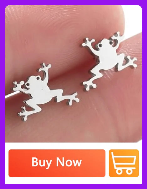 Cute Animal Deer Stud Earrings Stainless Steel Small Snowflake Earring for Women Christmas Jewelry pendientes Gifts