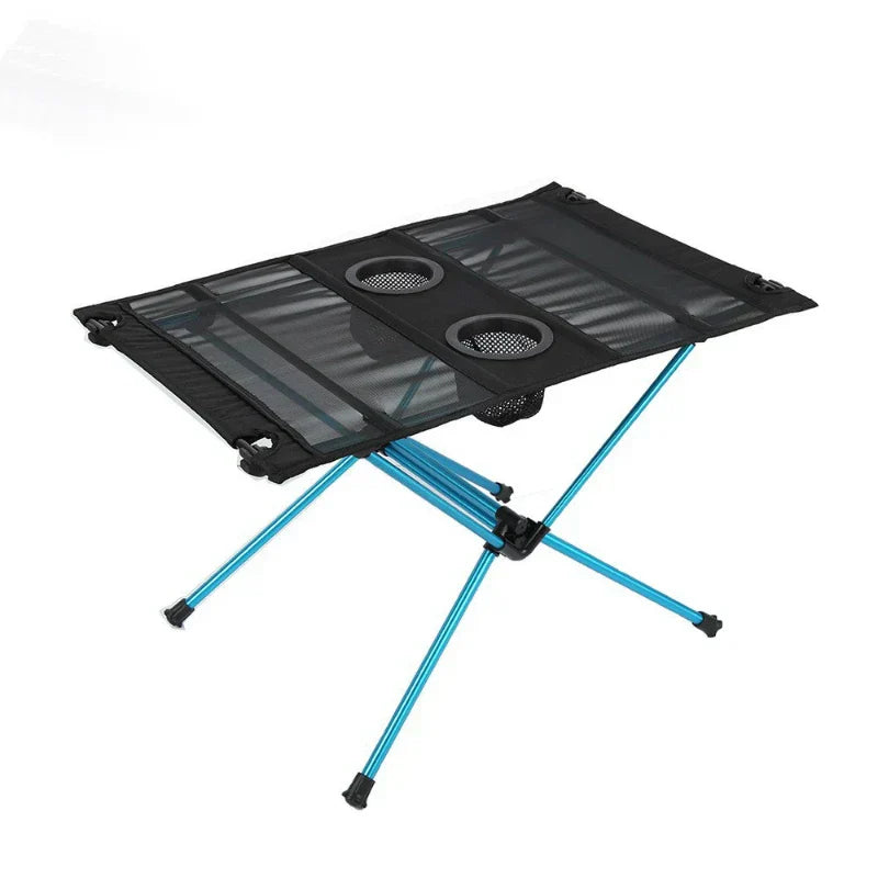 Outdoor Aluminum Alloy Folding Table: Portable Ultralight Storage-0