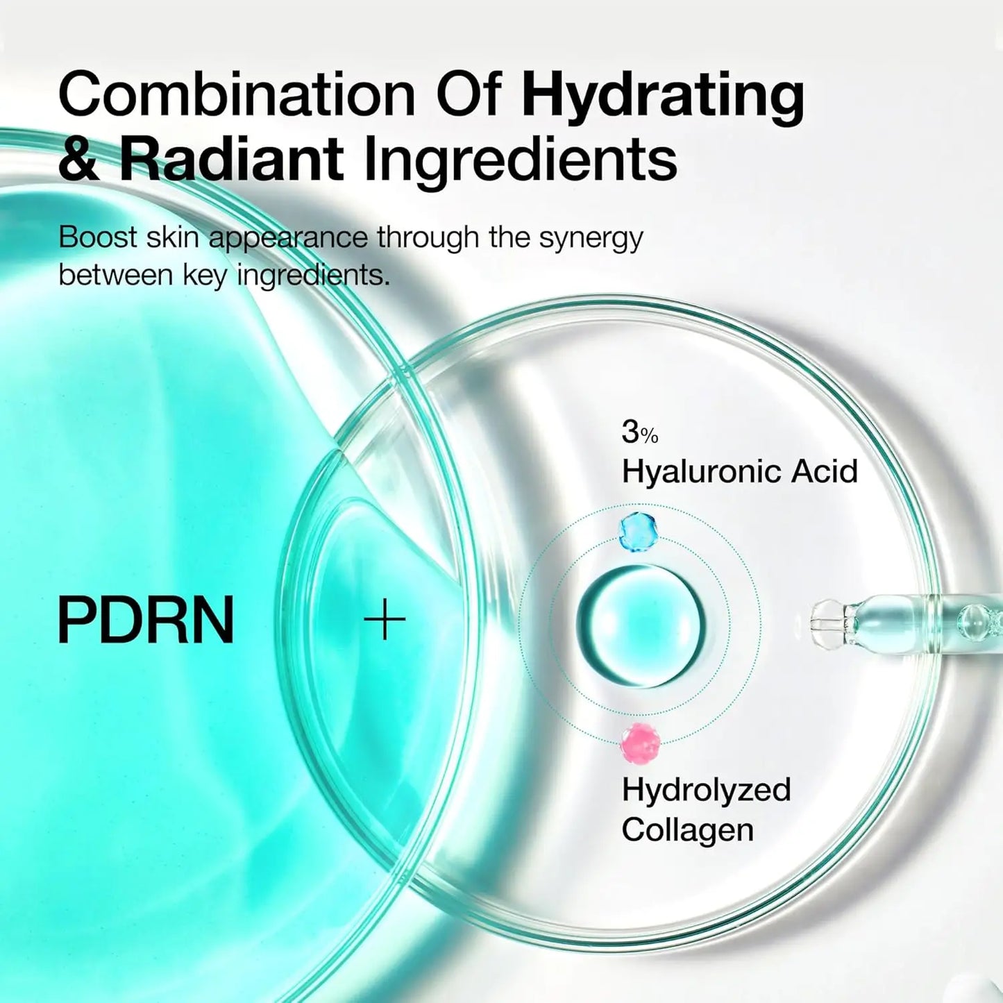 ANUA PDRN Hyaluronic Acid Capsules 100 Serum, Radiation Facial Serum, Hyaluronic Acid, Korean Skin Care Products, 30ml