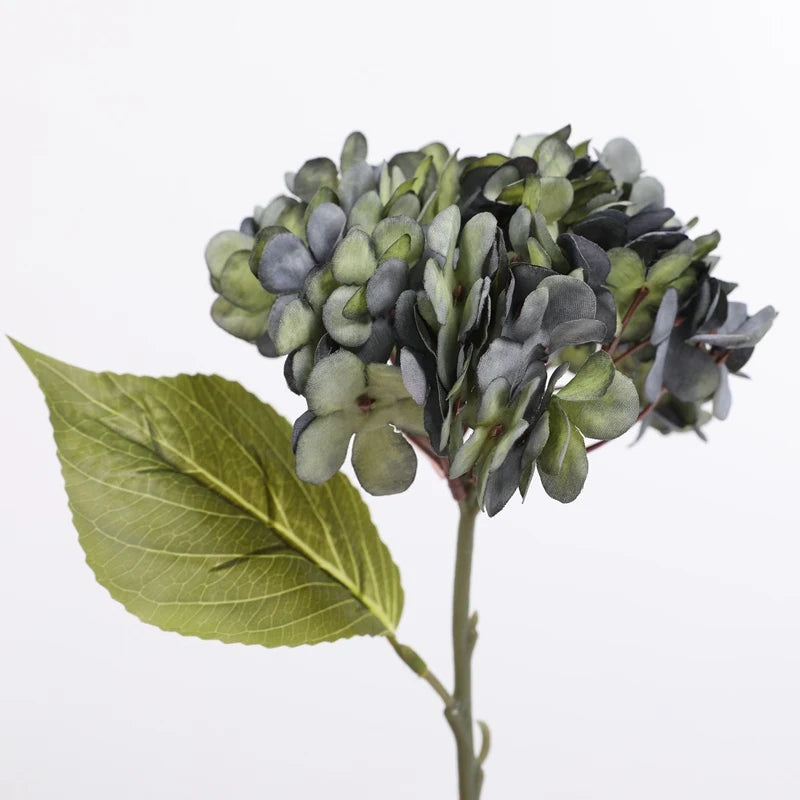 Artificial Hydrangea silk Flowers Home Room vases table Accessories Wedding wall Diy gift box Bridal Bouquet Holiday Party Decor