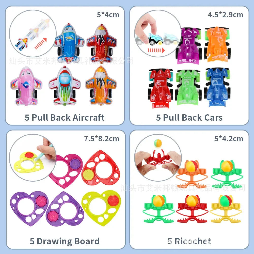120/200Pcs/set Fun Pinata Fillers Small Bulk Toys Birthday Party Gift Favors Kids Puzzle Toy Event Party Game Giveaways Prizes