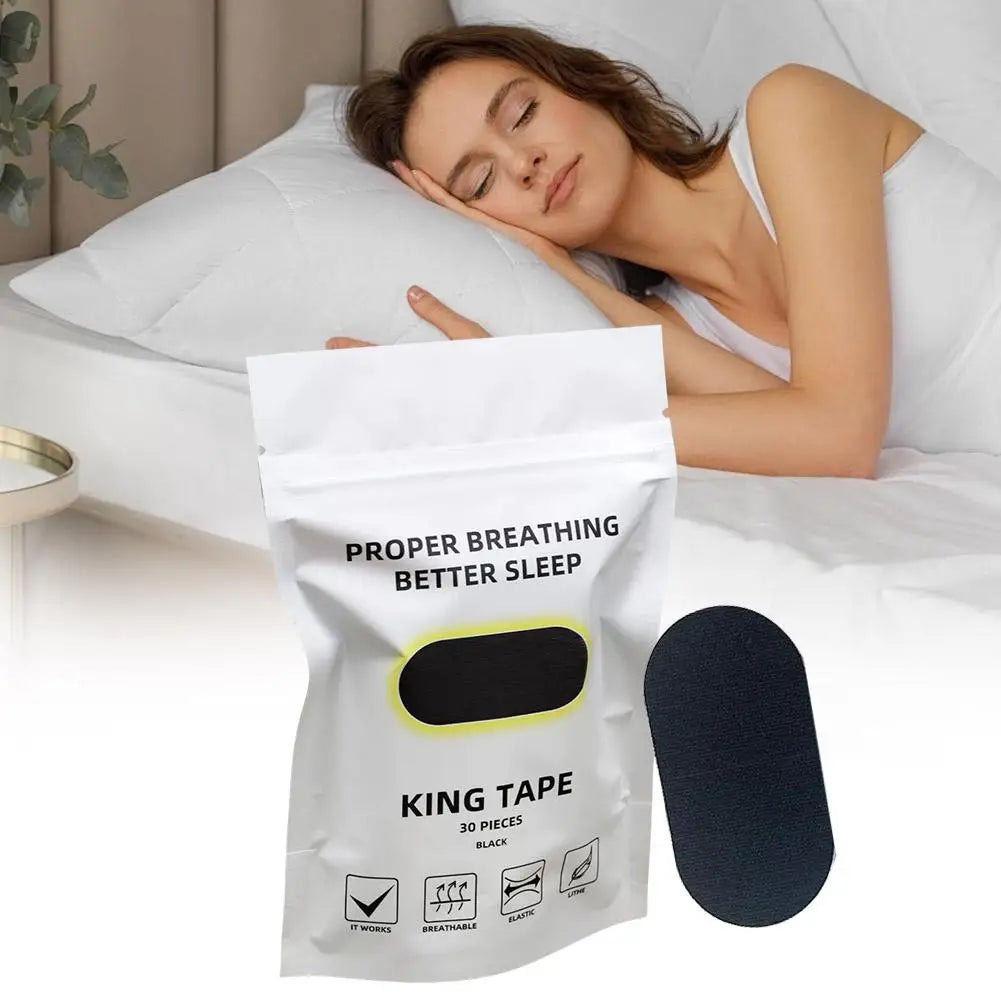 30Pcs Mouth Tape Sleep Strip Anti-Snoring Mouth Breathing Tape To Improve Sleep Mouth Stickers for Snoring Lip Patch
