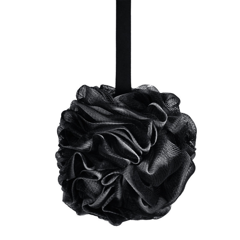 Bamboo Charcoal Bath Ball Black Shower Loofah Sponge Mesh Pouf Body Scrubber Exfoliating Cleansing Soothen Skin Tool Au11 21