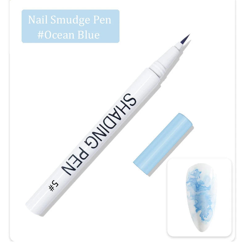 1Pc Nail Art Drawing Graffiti Pen Waterproof Painting Liner Brush DIY 3D Abstract Lines Fine Details Flower Nail Manicure Tools