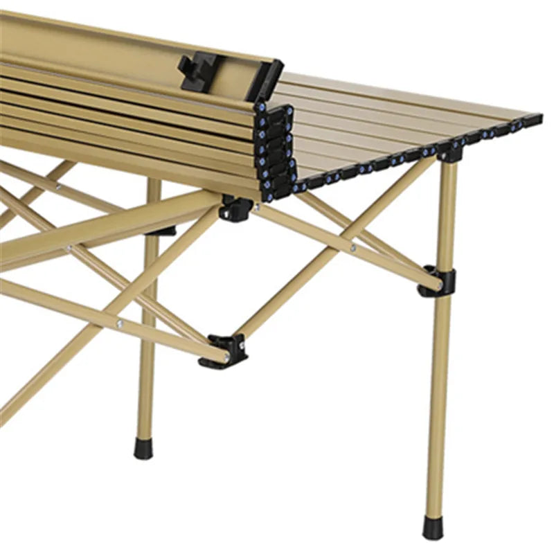 Coffee Tables Outdoor camping Portable aluminum alloy folding table detachable panel barbecue table mobile kitchen picnic table