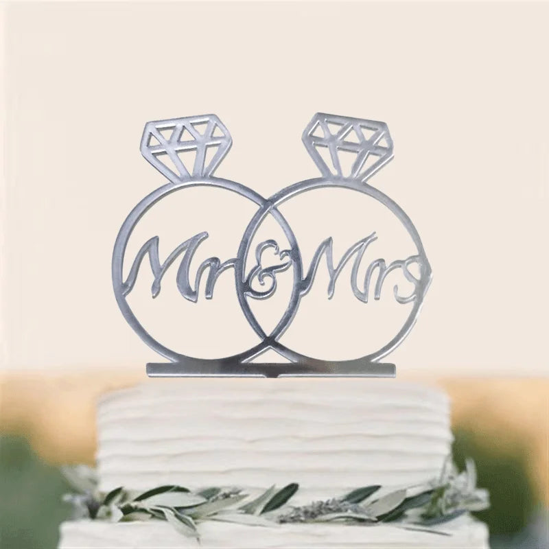 Wedding & Engagement  Birthday Cake Topper ,   Bride & Groom  Boy & Girl   Party  Anniversary