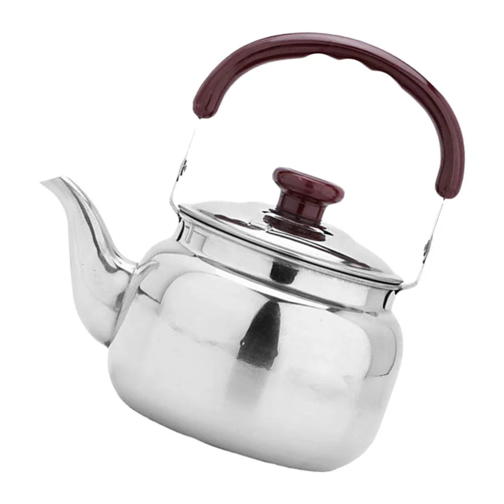 05L 1L Stainless Steel Tea Kettle Boiling Kettle Camping Coffee Pot Water Heater Teapot Kitchen Electric Kettle Thermal Pitcher