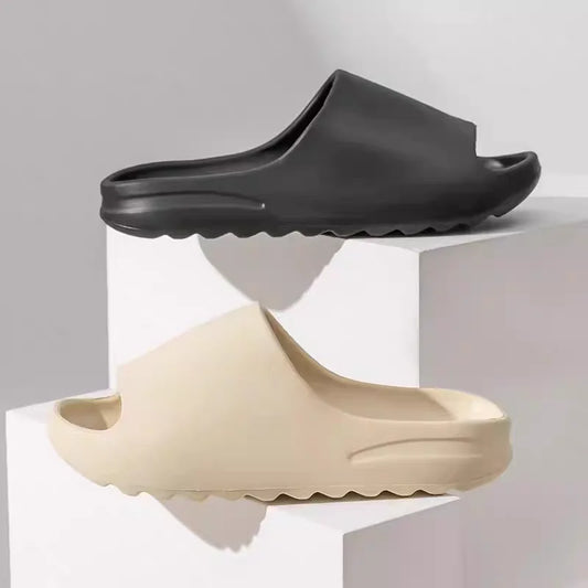 Men's and Women's Casual Slippers Thick-Soled Wear-Resistant Non-Slip Heightening Comfortable Soft Casual Beach Sandals