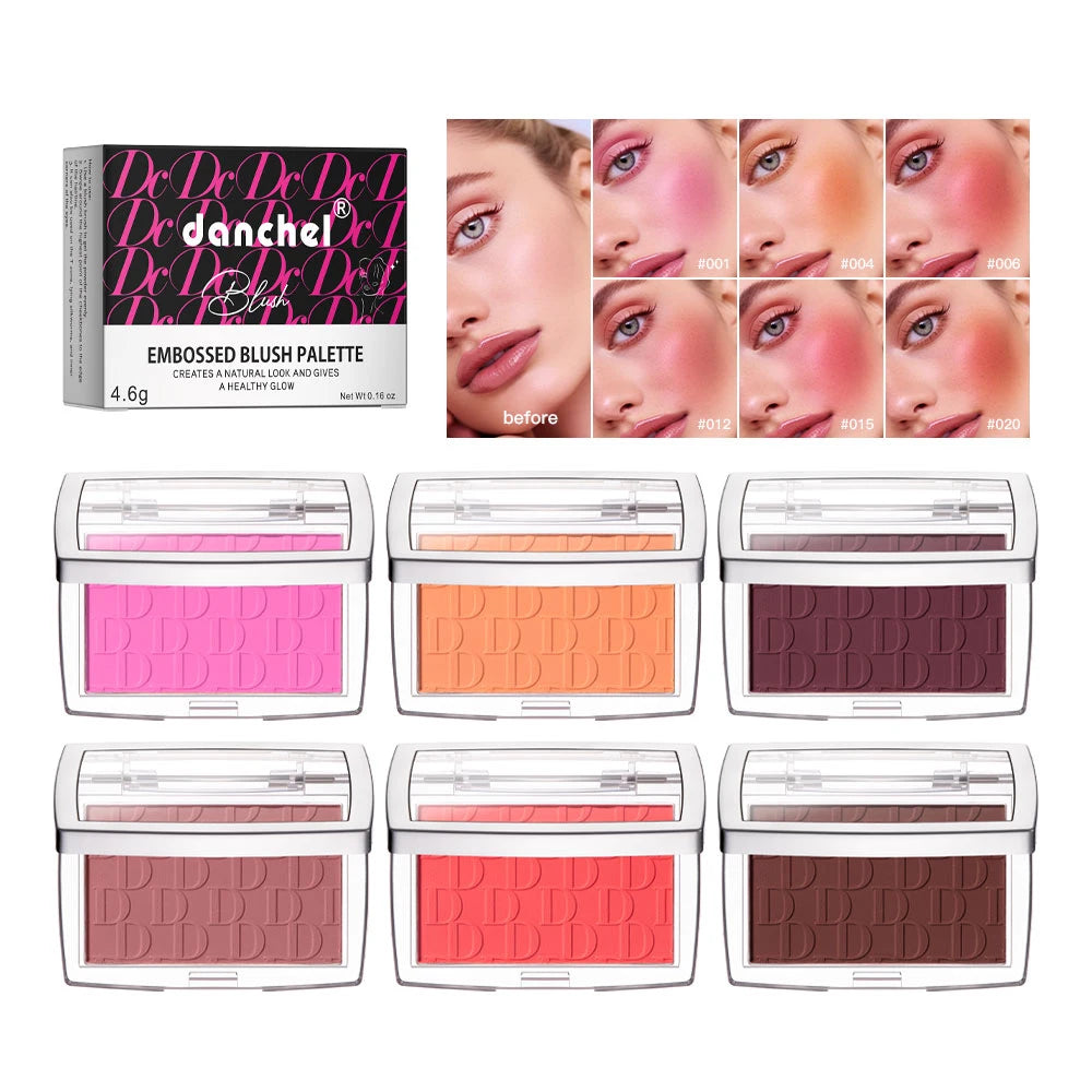 Blush Matte Natural Cheek Tint Brighten Face Pink Red Face Contouring