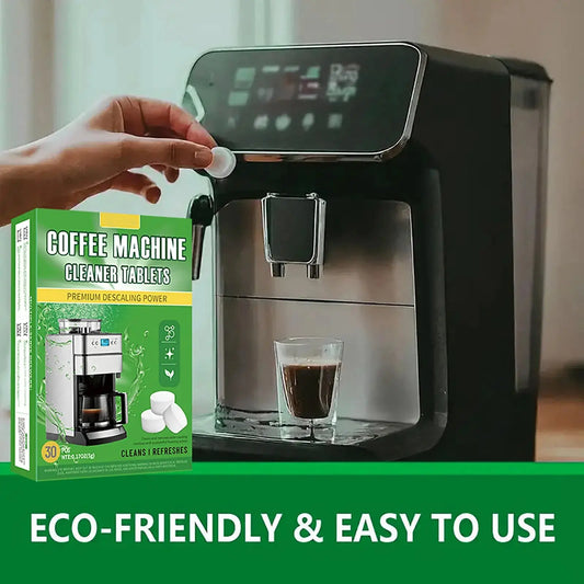 Coffee Machine Cleaning Tablets With 30 Pieces Of Coffee Machine Descaling Agent For Deep Cleaning Of Coffee Stains-0