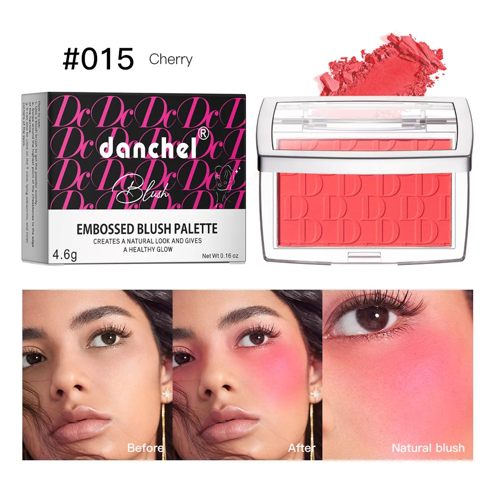 Blush Matte Natural Cheek Tint Brighten Face Pink Red Face Contouring