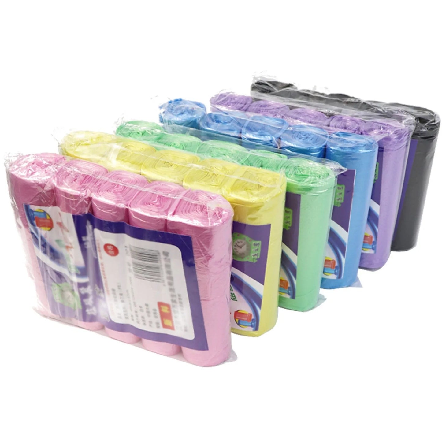 5 Rolls 100 Counts Disposable Small Trash Bags