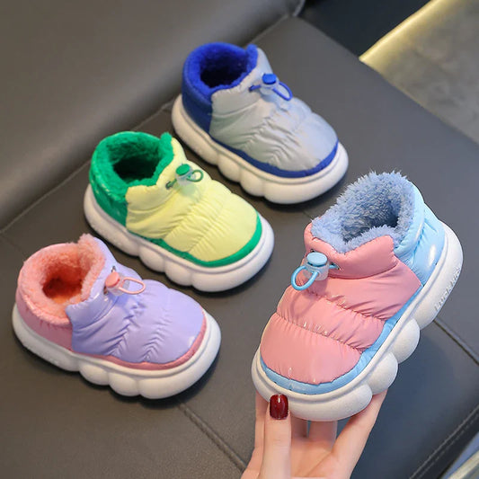 Multicolored Waterproof and Breathable Padded Shoes for Children-0