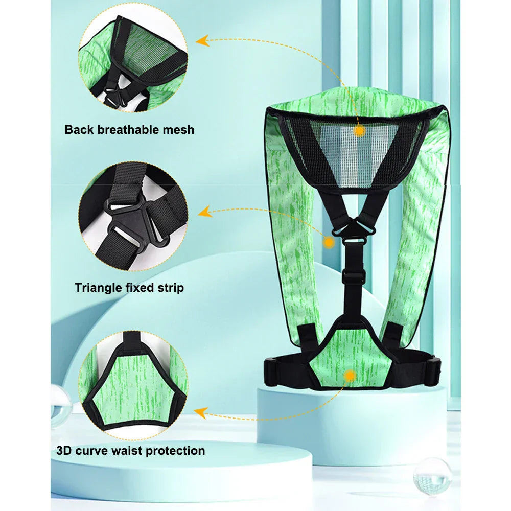 Professional Automatic Inflatable Life Jacket for Adults-3