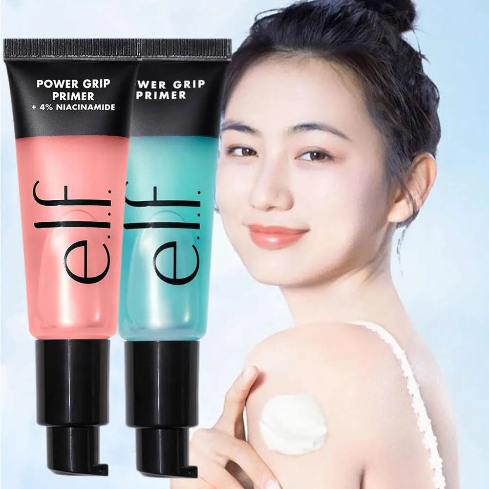 Power Grip Primer Gel Hyaluronic & 4% Niacinamide Brightening Acid Hydrating Long-lasting Wear Face Contour Makeup Cosmetic