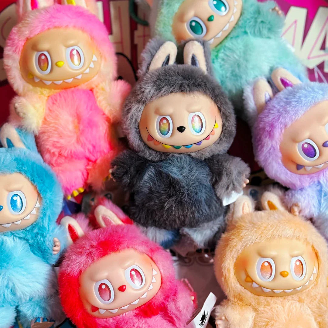 Cute Libobo V3 Monster Vinyl Doll Keychain-4