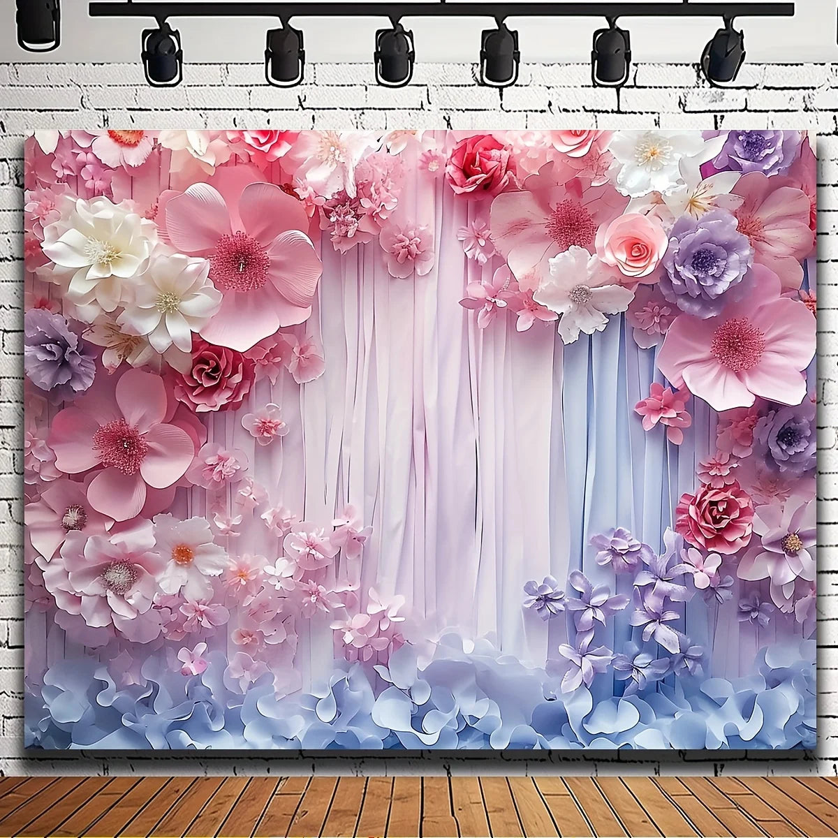 Wedding Background Banner Wedding Ceremony Photo Flower Sea Background Proposal Wedding Bridal Shower Flower Photography Props