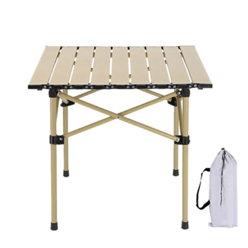 Coffee Tables Outdoor camping Portable aluminum alloy folding table detachable panel barbecue table mobile kitchen picnic table