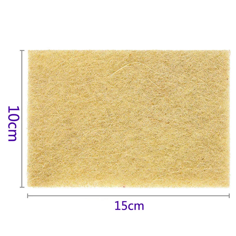 5/10/20pcs Sisal Microfiber Sponge Eco-friendly Plant Sponges for Dishwashing Natural Fiber Cleaning Cloth Kitchen Accessories