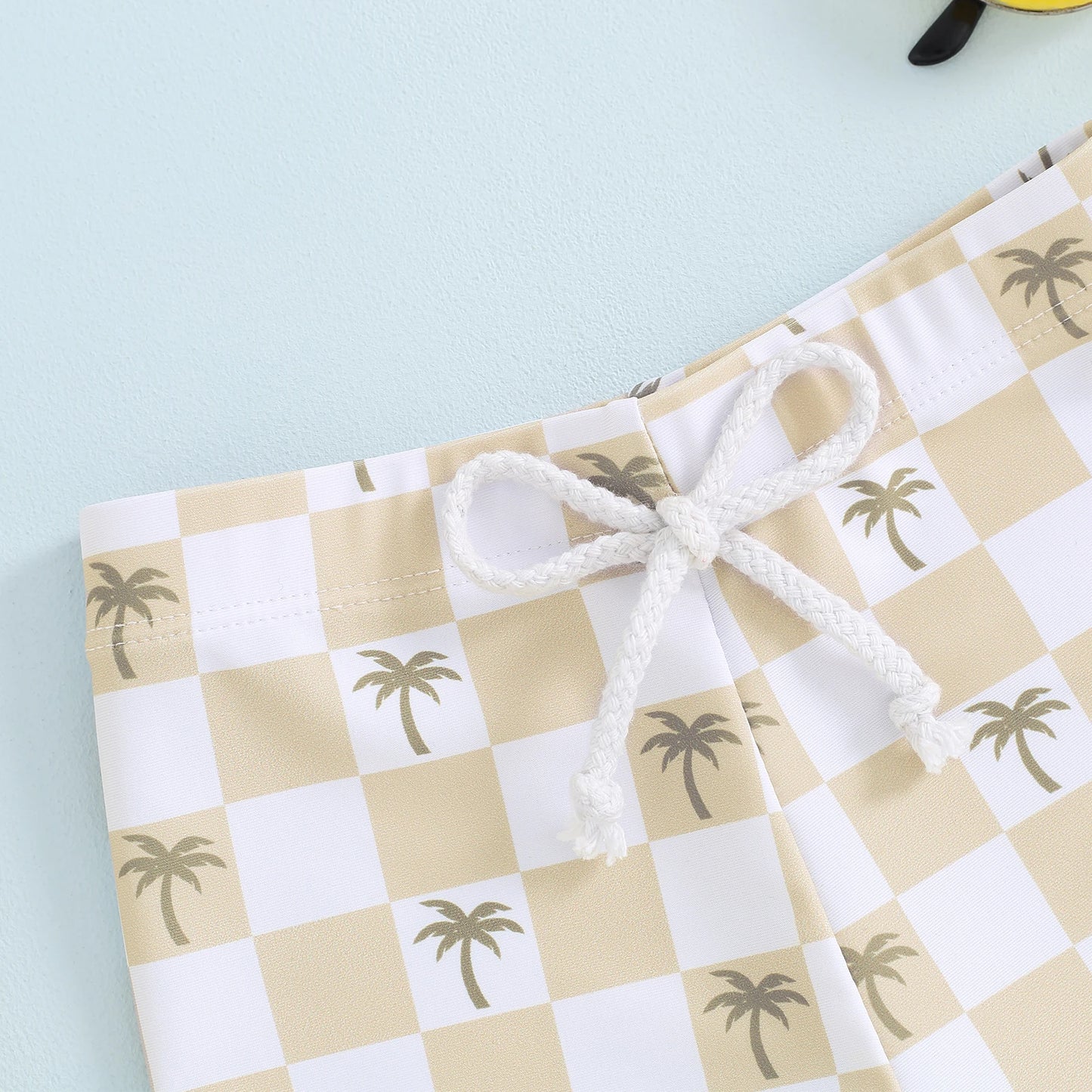 Summer Toddler Boys Swim Trunks Bathing Suit Dinosaur/Plaid/Turtle Print Elastic Drawstring Board Shorts Swimwear  Beach Shorts