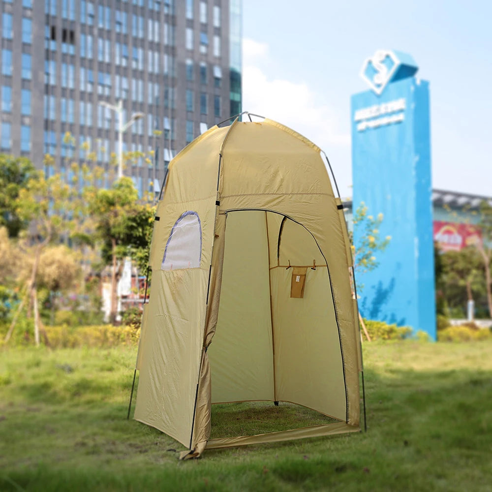 Portable Outdoor Shower Bath Changing Fitting Room Tent Shelter Camping Beach Privacy Toilet