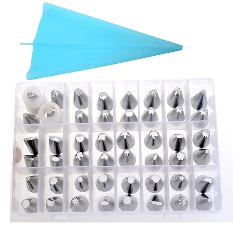 28cm Anti-skid Plastic Cake Turntable Rotating Cake Decorating Tools Pastry Bags Nozzles Set Spatula Kitchen Gadget Sets cozinha