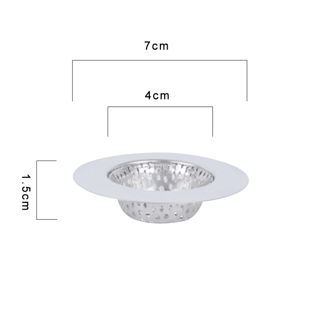 Hair Catcher Stainless Steel Bathtub Shower Drain Filter