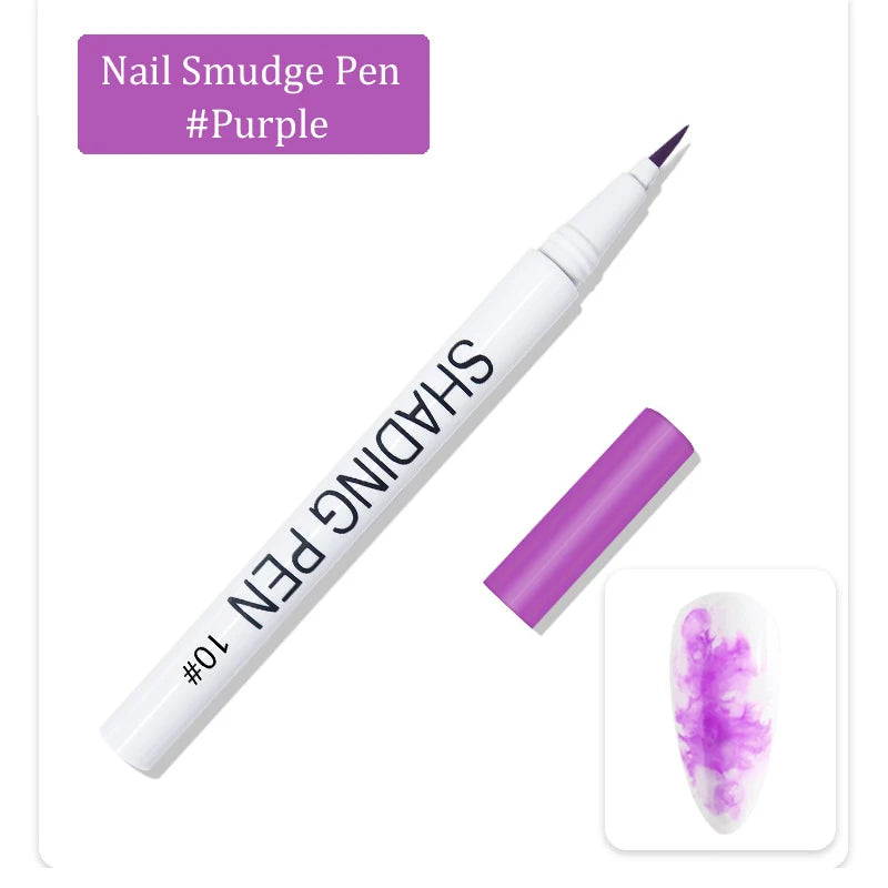 1Pc Nail Art Drawing Graffiti Pen Waterproof Painting Liner Brush DIY 3D Abstract Lines Fine Details Flower Nail Manicure Tools