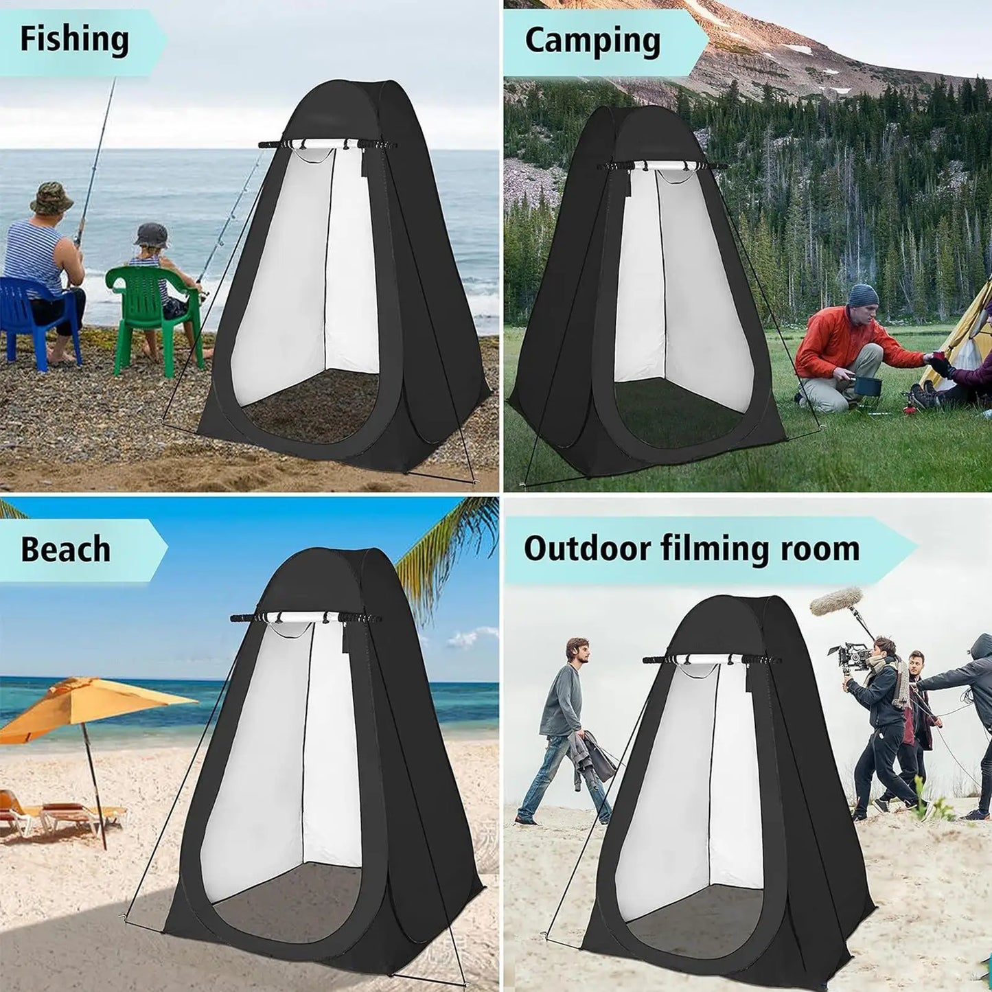 Portable Outdoor Privacy Shower Tent/ Movable Toilet/Enclosure Warm Bathing Shelter/camping Shower/ Sun Rain Shelter