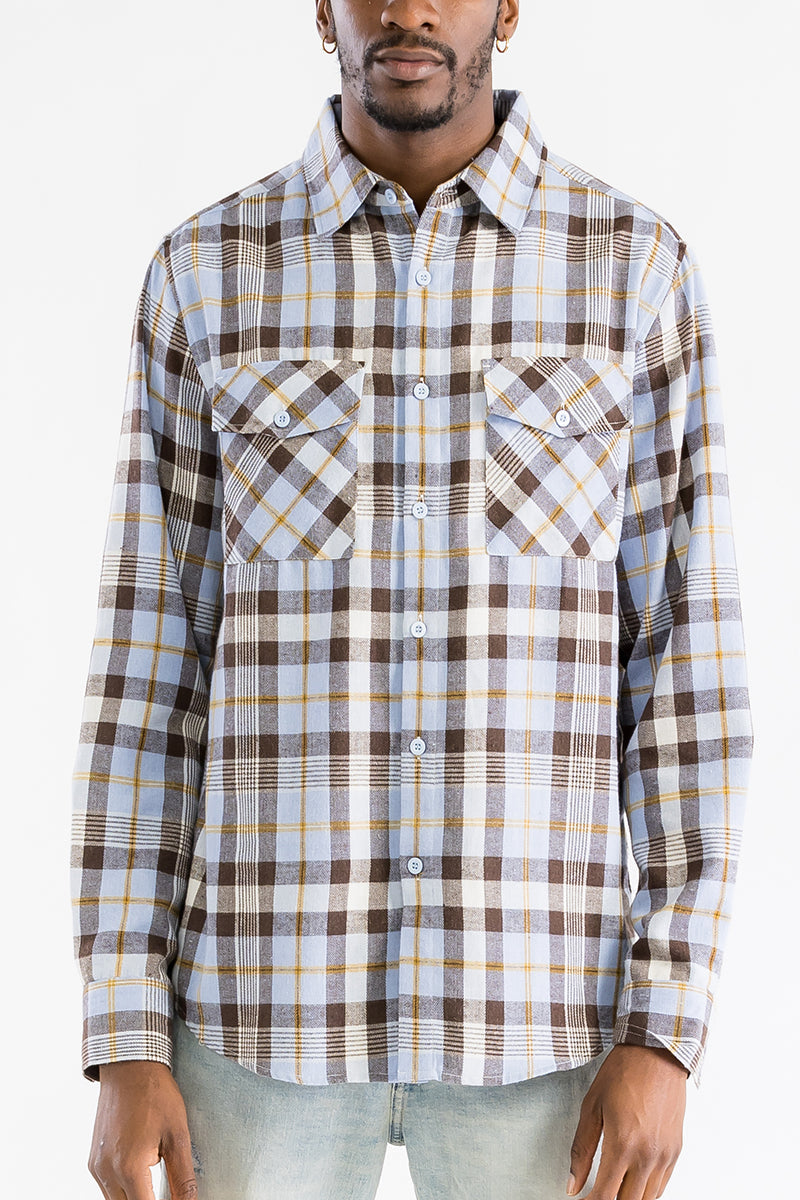 Brushed Flannel Shirt-9