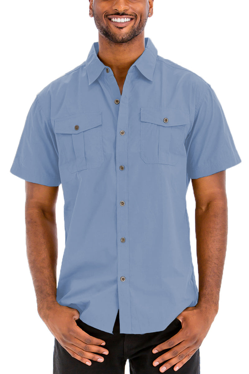 Classic Two Pocket Button Down-16